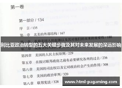 利比亚政治转型的五大关键步骤及其对未来发展的深远影响
