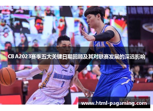 CBA2023赛季五大关键日期回顾及其对联赛发展的深远影响 CBA2023赛季五大关键日期回顾及其对联赛发展的深远影响